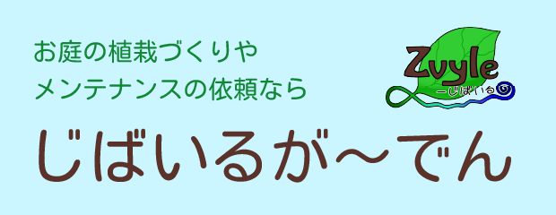 お庭の植栽づくりやメンテナンスの依頼なら じばいるが～でん